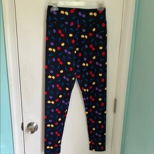ModCloth cherry print leggings NWT